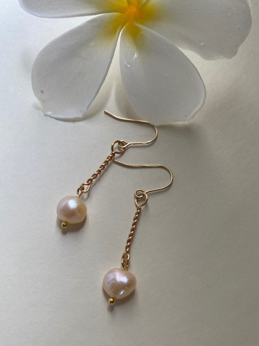 Handmade Freshwater Pearl Earrings